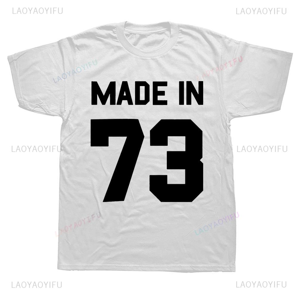 Summer Clothing Sale Men - Camisetas estampadas hechas en 73 para