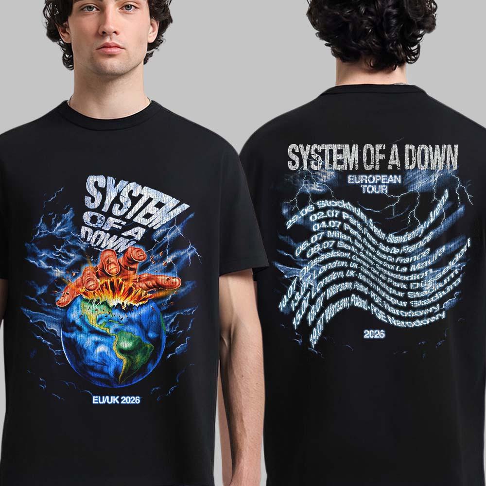 Summer Clothing Uk - Camiseta System of A Down European
