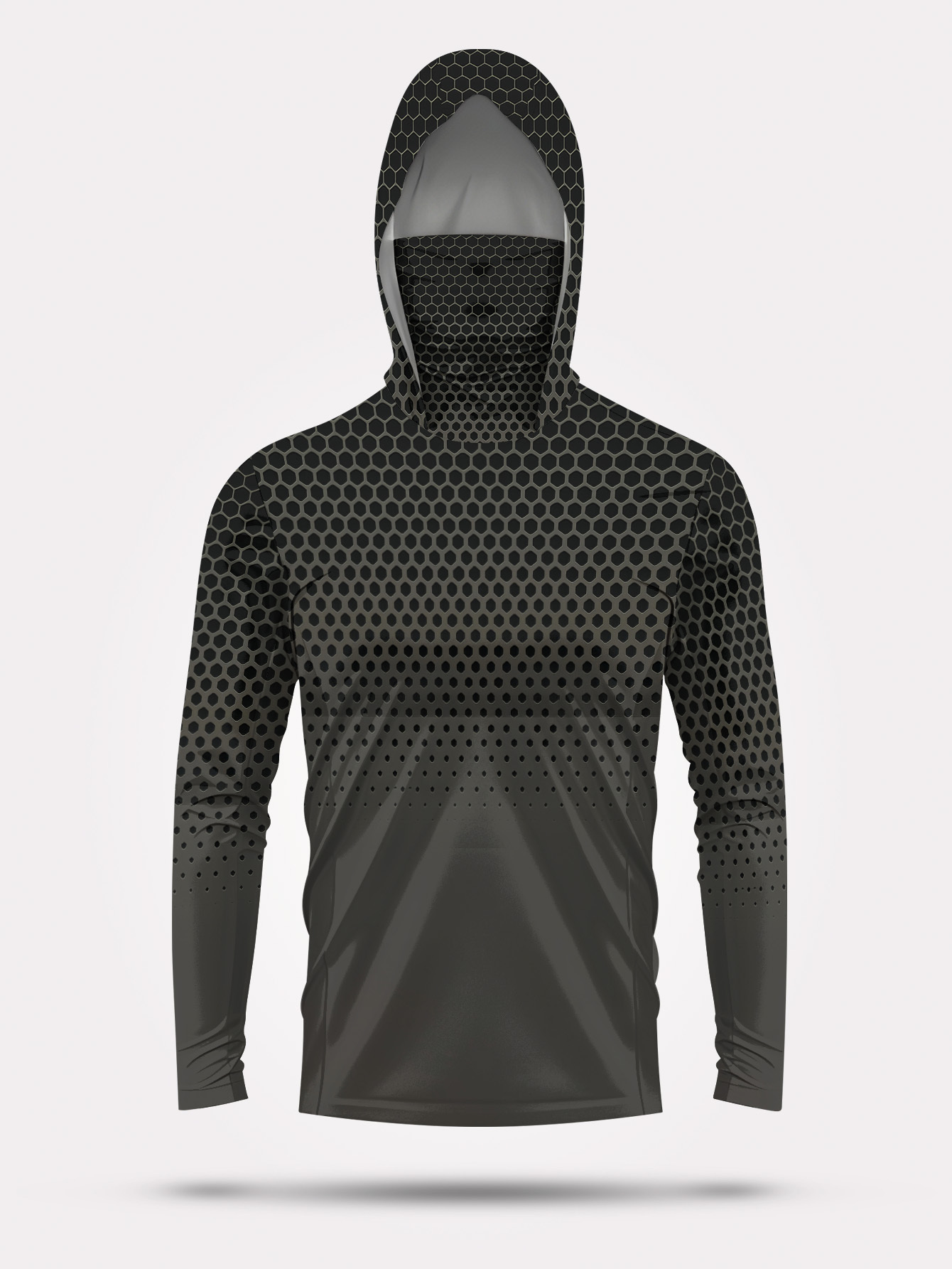 Summer Clothing Long Sleeve - Camisa de pesca con capucha para