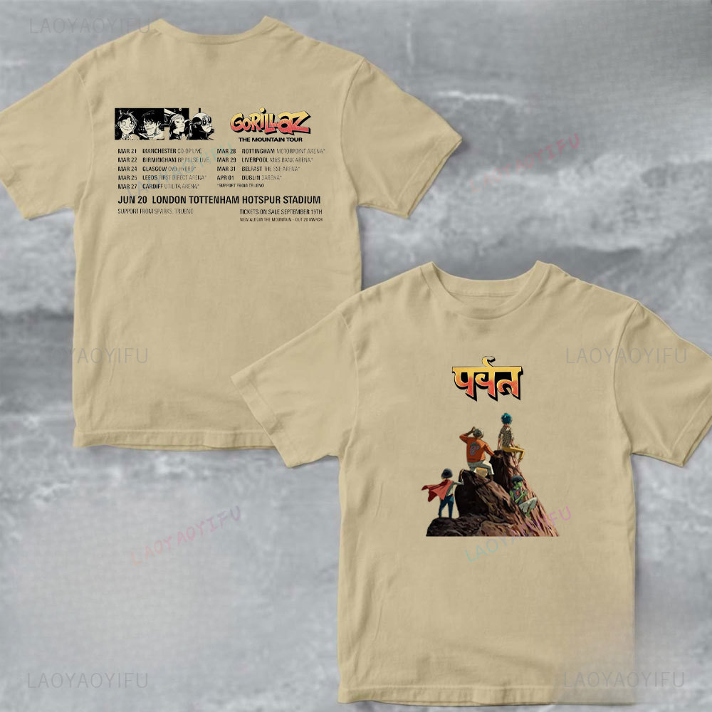 Summer Clothing Uk - Camiseta de algodón Unisex Gorillaz The