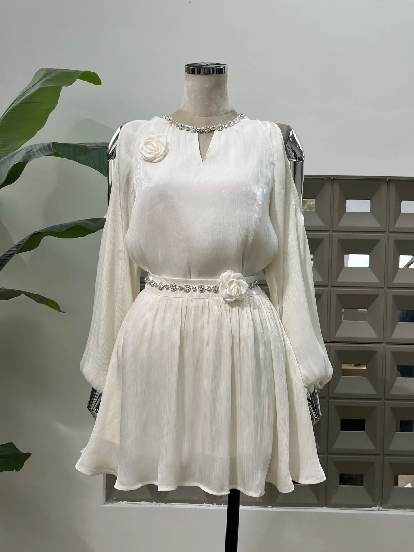 Off Shoulder Blouse - Vestidos de dos piezas para mujer,