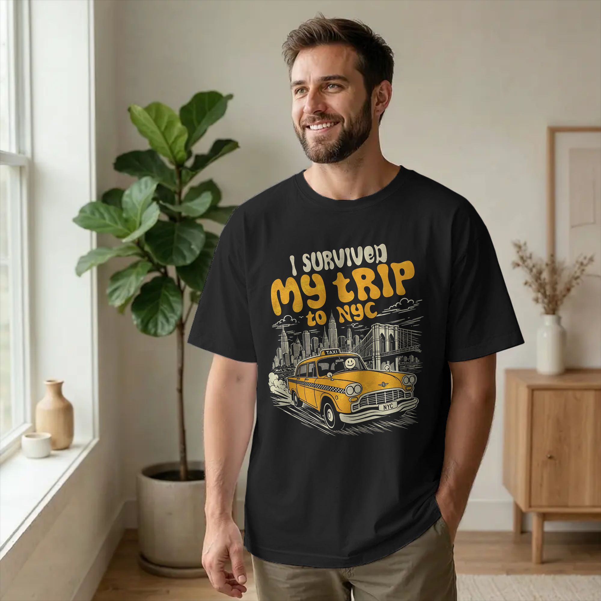 Summer Clothing Nyc - Camiseta Vintage divertida con estampado de