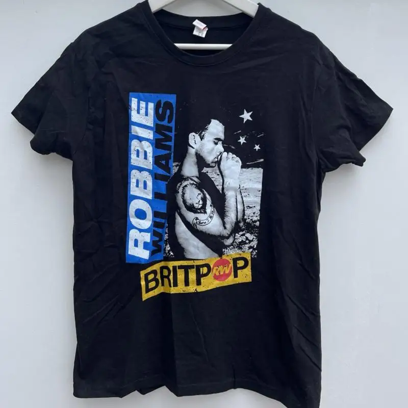Summer Clothing Uk - Camiseta Robbie Williams Britpop Tour UK,