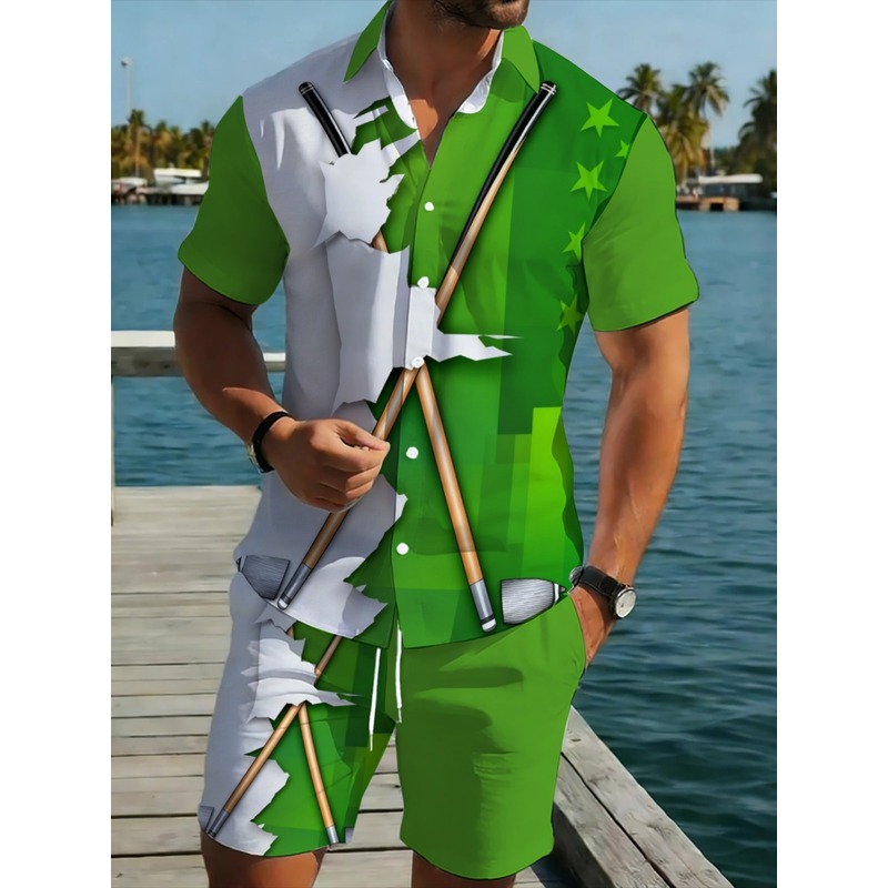 Summer Clothing Essentials - Conjunto de Camisa y Pantalones de
