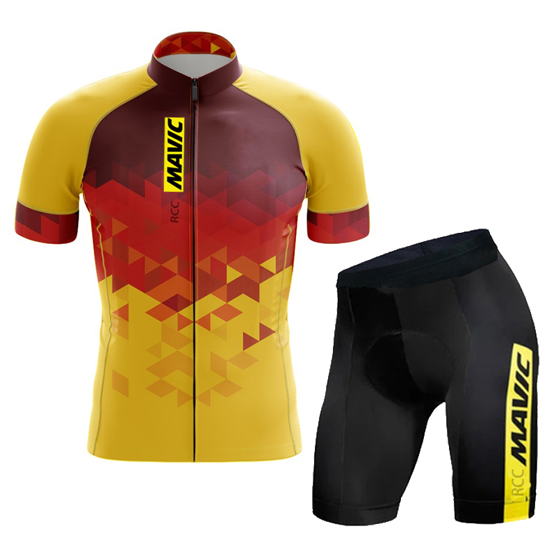 MAVIC-Conjuntos de Ciclismo de - Summer Clothing Sale Men reseña y precio