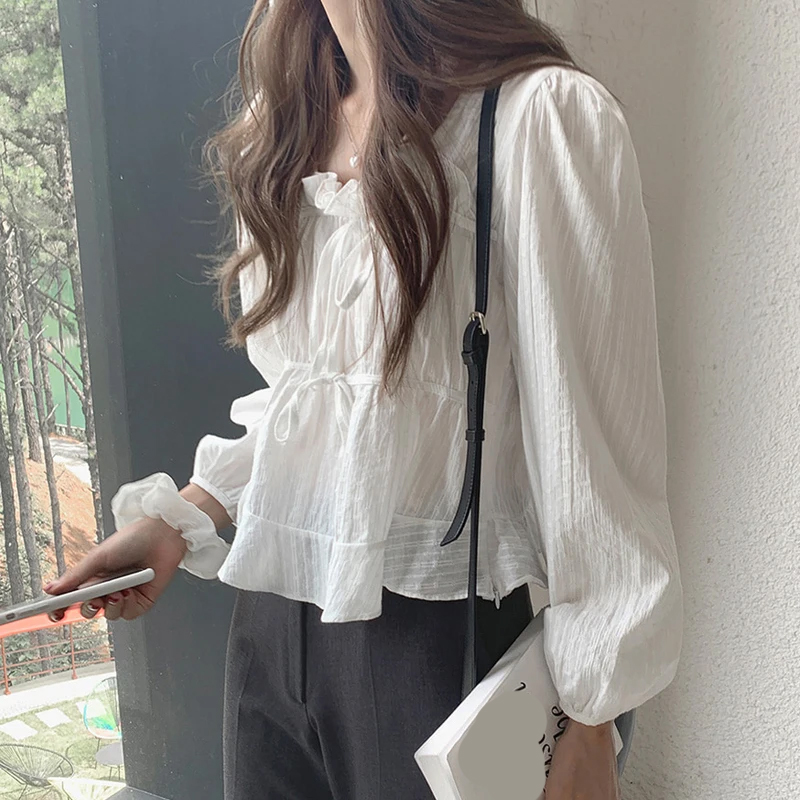 Blusa Elegante con Lazo y Cord - Tie Front Shirt reseña y precio