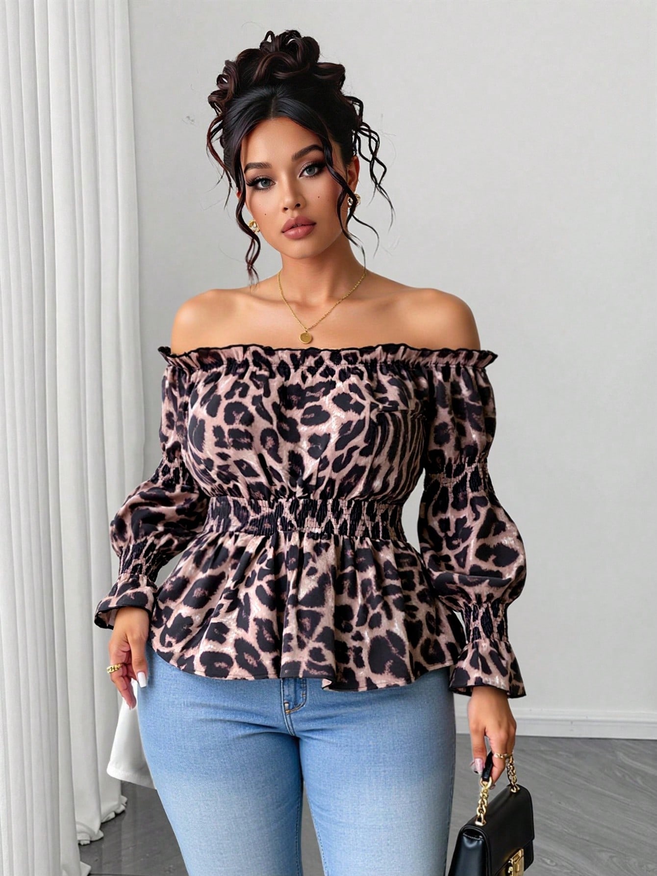 Blusa de Moda de Talla Grande  - Off Shoulder Blouse reseña y precio
