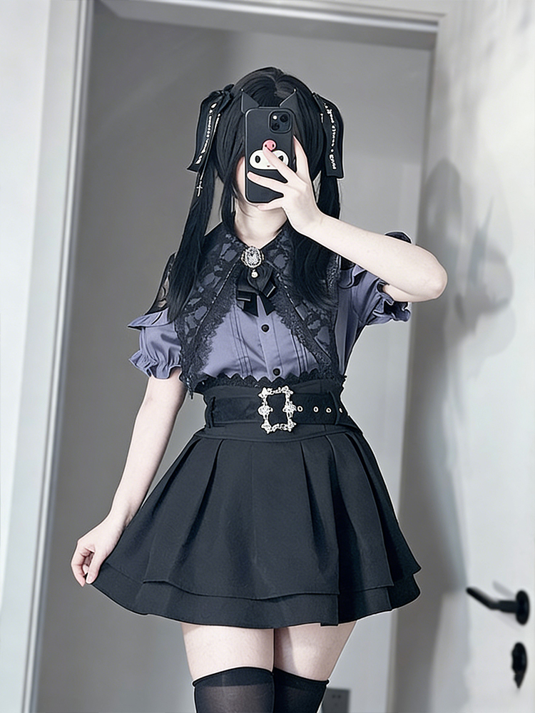 Conjunto de dos piezas de cami - Off Shoulder Blouse reseña y precio
