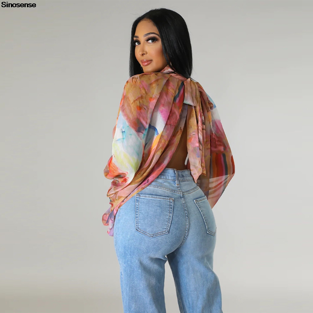 Blusas de gasa para mujer, cam - Tie Front Shirt reseña y precio