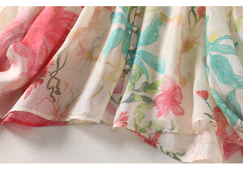 Camisa fina estilo bohemio flo - Tie Front Shirt reseña y precio