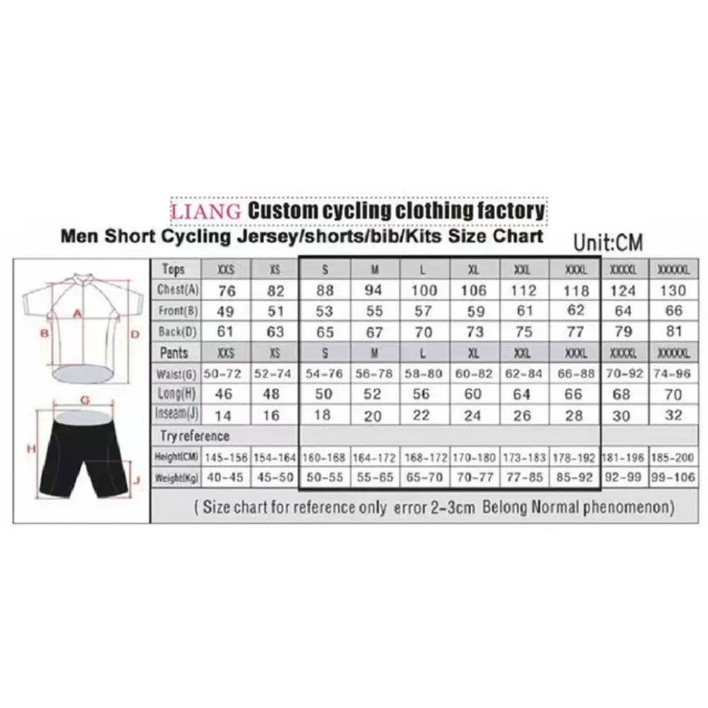 Conjunto de Jersey de Ciclismo - Summer Clothing Sale Men reseña y precio