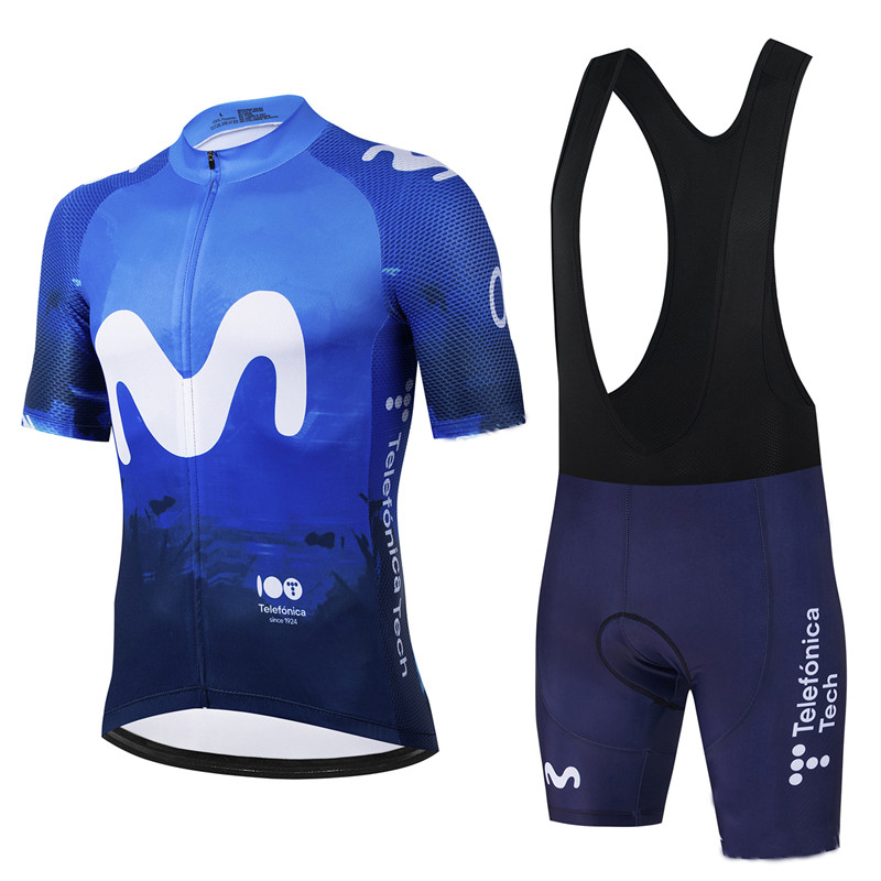 Movistar Pro Team-Camiseta de  - Summer Clothing Sale Men reseña y precio