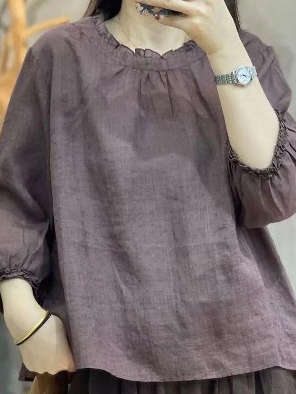 Elegante Camisa de Algodón y L - Summer Clothing Old Money reseña y precio